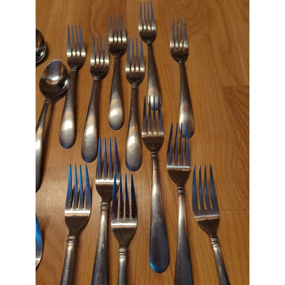 Hampton Silversmiths Stainless Silverware Flatware Concierto 30 Piece Lot - Picture 2 of 9